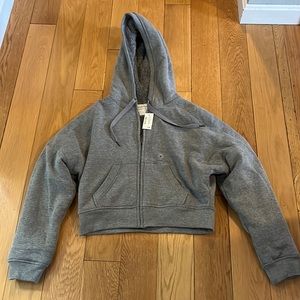 NWT fleece lines sweatshirt